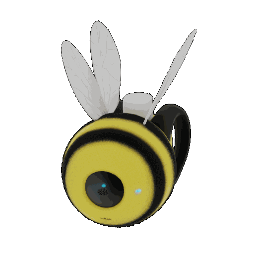 AI generated 3D model of a bee-shape device